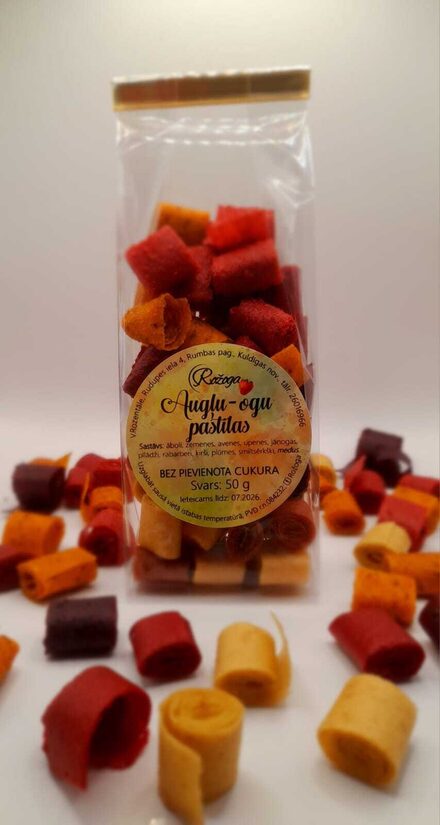 Augļu-ogu pastilas, 50g