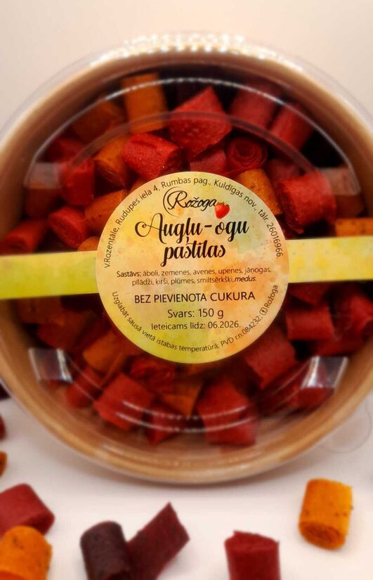 Augļu-ogu pastilas, 150g